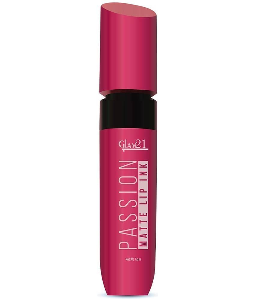 Glam21 Passion Matte Lip Ink Upto 12Hour Color Stay Lightweight & Comfortable 6gm Brick Pink-08 view 2