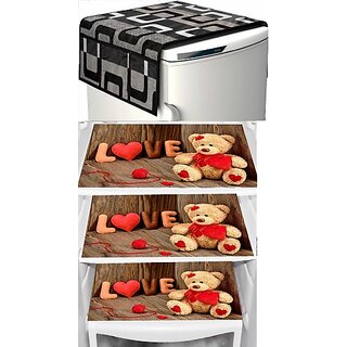 REVEXO Refrigerator Cover (Width: 20 cm, Multicolor) view 2