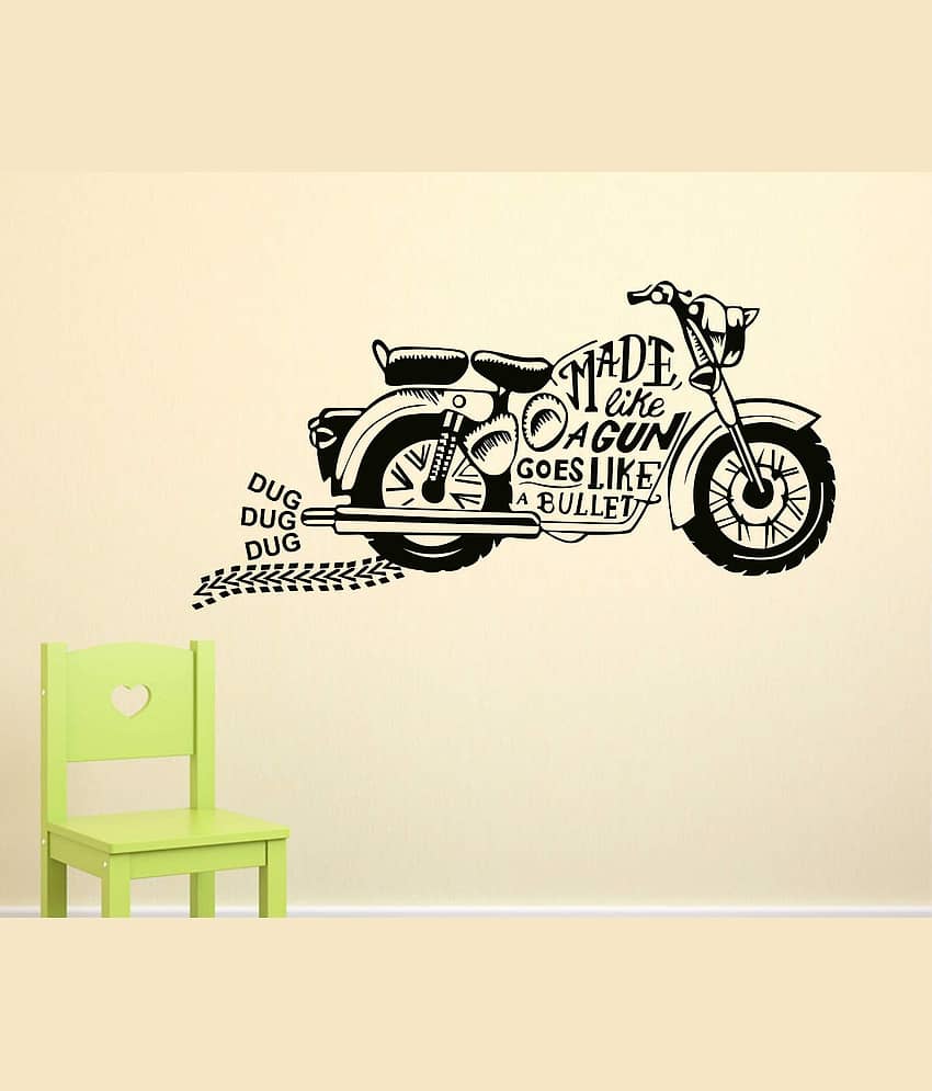 Inkfence Wall Sticker Vehicles & Transportation ( 40 x 80 cms ) view 2
