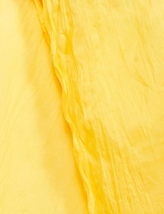 DUPATTA BAZAAR Women's Yellow Cotton Dupatta view 2