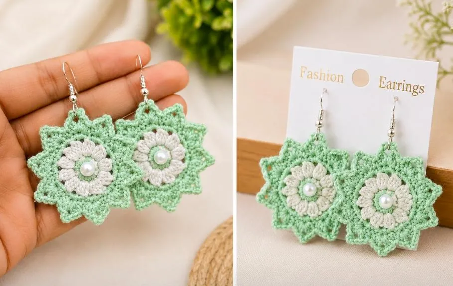 Crochet turkoish earing