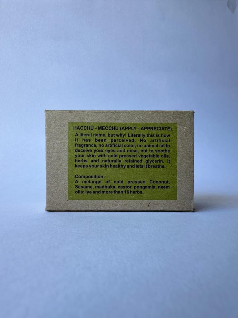 HACCHU MECCHU Special Handcrafted Shampoo Bar for Healthy Hair - KESHA SIRI view 2