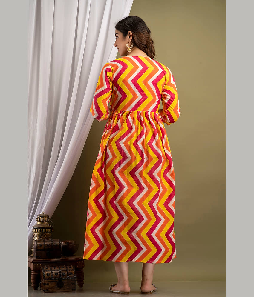 Nevisha Style Multi Color Cotton Maternity Kurta view 2