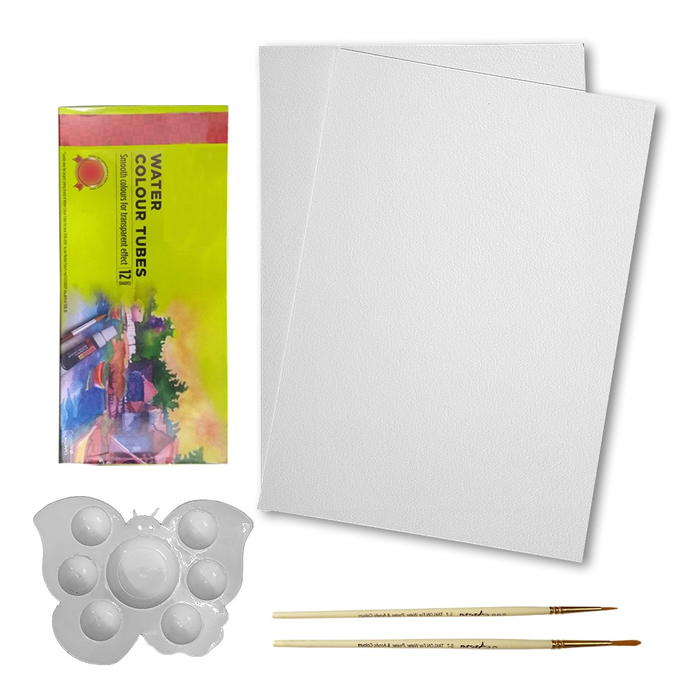 Water Color on Paper Bag DIY Kit by Penkraft view 2