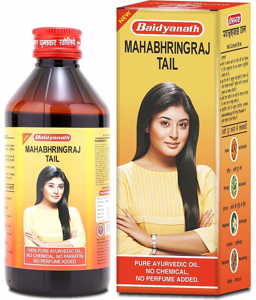 Baidyanath Mahabhringraj Ayurvedic Hair Oil 100Ml view 2