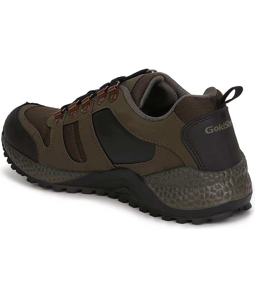 GOLDSTAR Black Running Shoes view 2