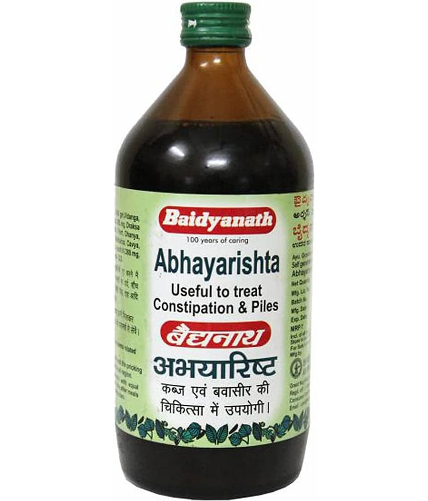 Baidyanath Abhayarishta Constipation Relief Liquid 450 Ml Pack of 3 view 2