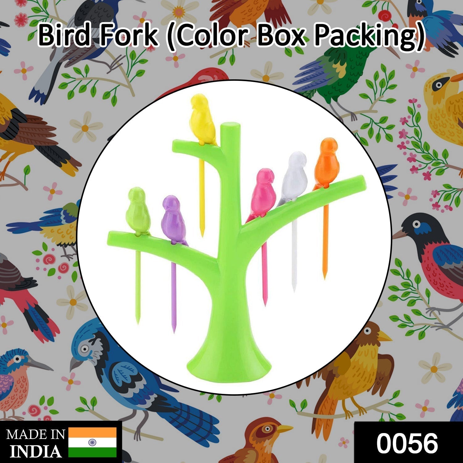 056 Bird Fork (Color Box Packing) view 2