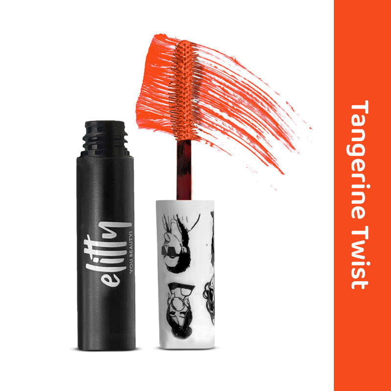 Orange Coloured Mascara view 2