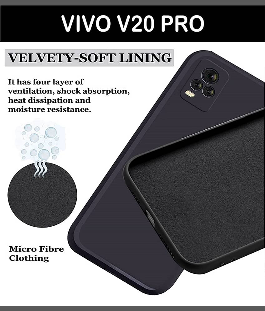 ZAMN - Plain Cases Compatible For Silicon Vivo V20 Pro ( Pack of 1 ) view 2
