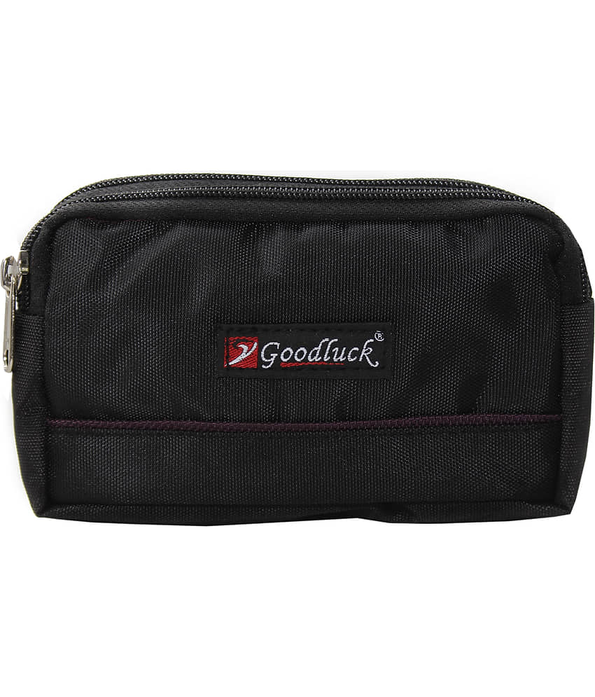 Goodluck Polyester Black Waist Pouch view 2