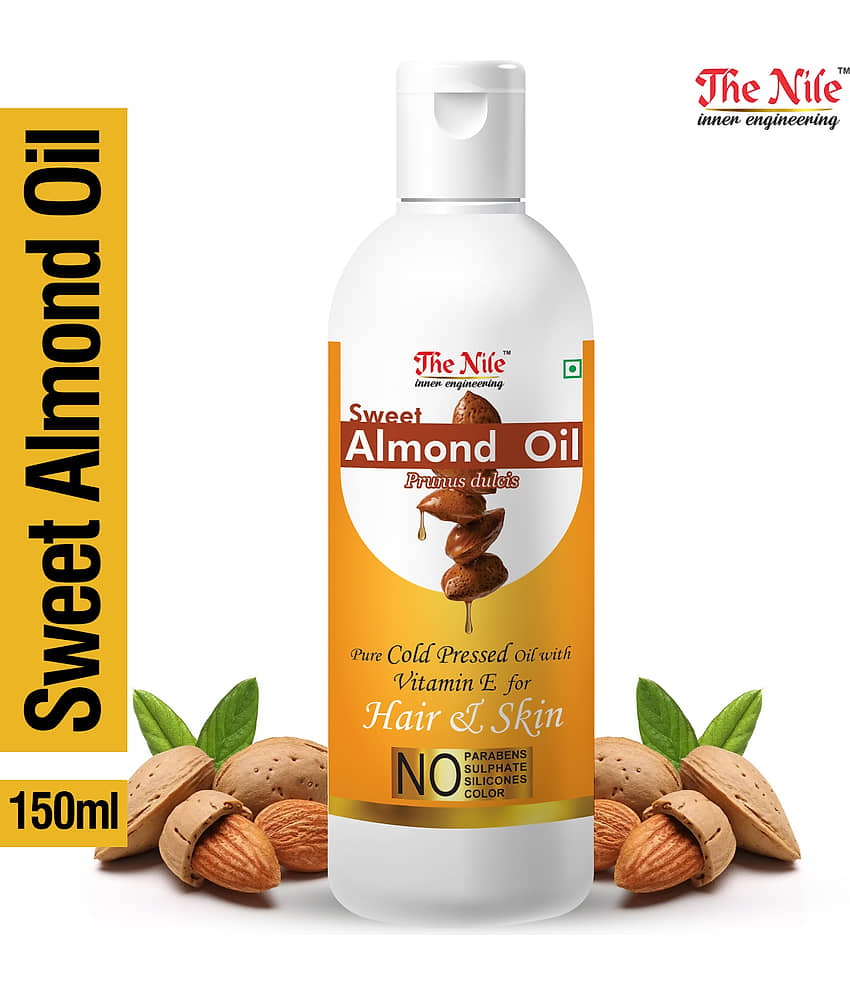 The Nile Almond Oil 150 Ml + 100 Ml (250 ML) + Olive Oil 100 ML 350 mL Pack of 3 view 2