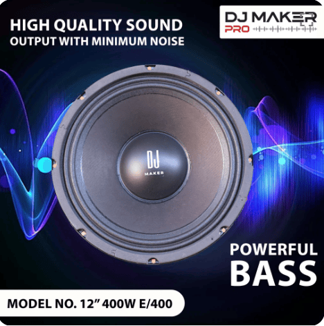 DJ Maker Pro 12 Inch 400 Watt E400 DJ Speaker view 2
