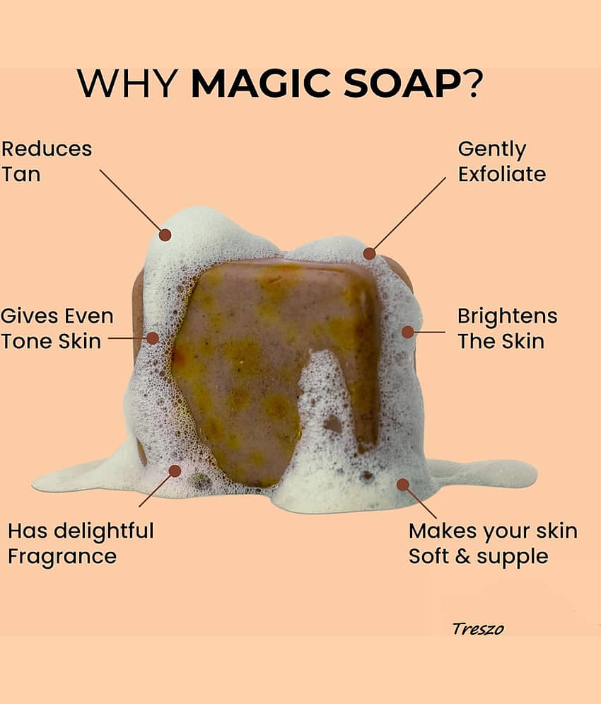 Treszo Beauty Ghor Magic Soap for All Skin Type ( Pack of 3 ) view 2