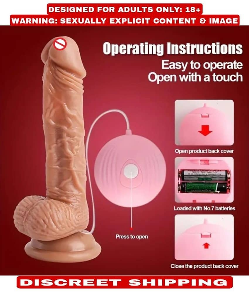 360 DEGREE ROTATIN MULTI-SPEED FLEXIBLE REALSTIC G SPOT VIBRATING SUCTION DILDO BY CRAZYNYT view 2