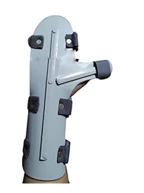 Linefaily Cock Up Splint With Thumb Palm & Elbow Support, Hand Support Hand Splints Malleable Are foam Padded For Patient comfort, Universal Size Multicolor view 2