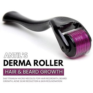 WildProducts - Derma Roller 0.5mm 540 Titanium Micro Needles for Hair & Beard Growth view 2