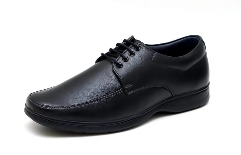 WUGO::Latest Trendy Men Formal Shoes|Black Derby Shoes|Office Shoes For Men's & Boys (Free Home Delivery) view 2