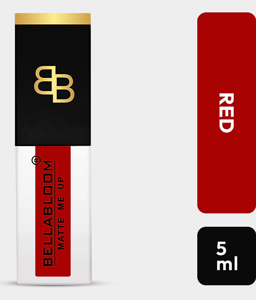 BELLABLOOM Red Liquid Matte Lipstick Shade, 5ml (Pack of 1) view 2