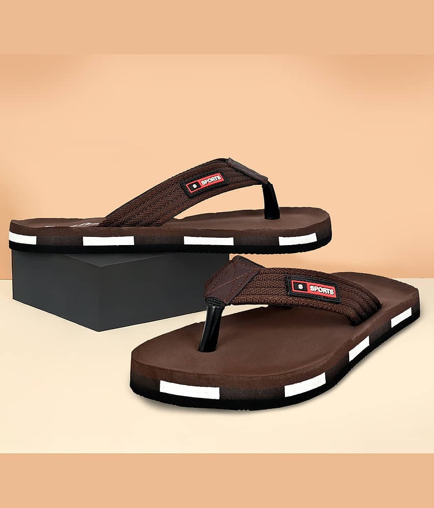 Chappal Wala Green Men's Thong Flip Flop view 2