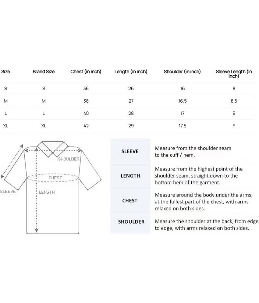 ELBATROSS Polyester Regular Fit Printed Half Sleeves Men's Round T-Shirt - Peach ( Pack of 1 ) view 2