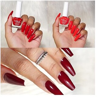 Nail Polish 12-Free Formula Quick Dry Long-Lasting Chip Resistant High Glossy Shine Vegan Made in India Nail Paint For Women 5ml (Toasted Reds Pack of 3) view 2