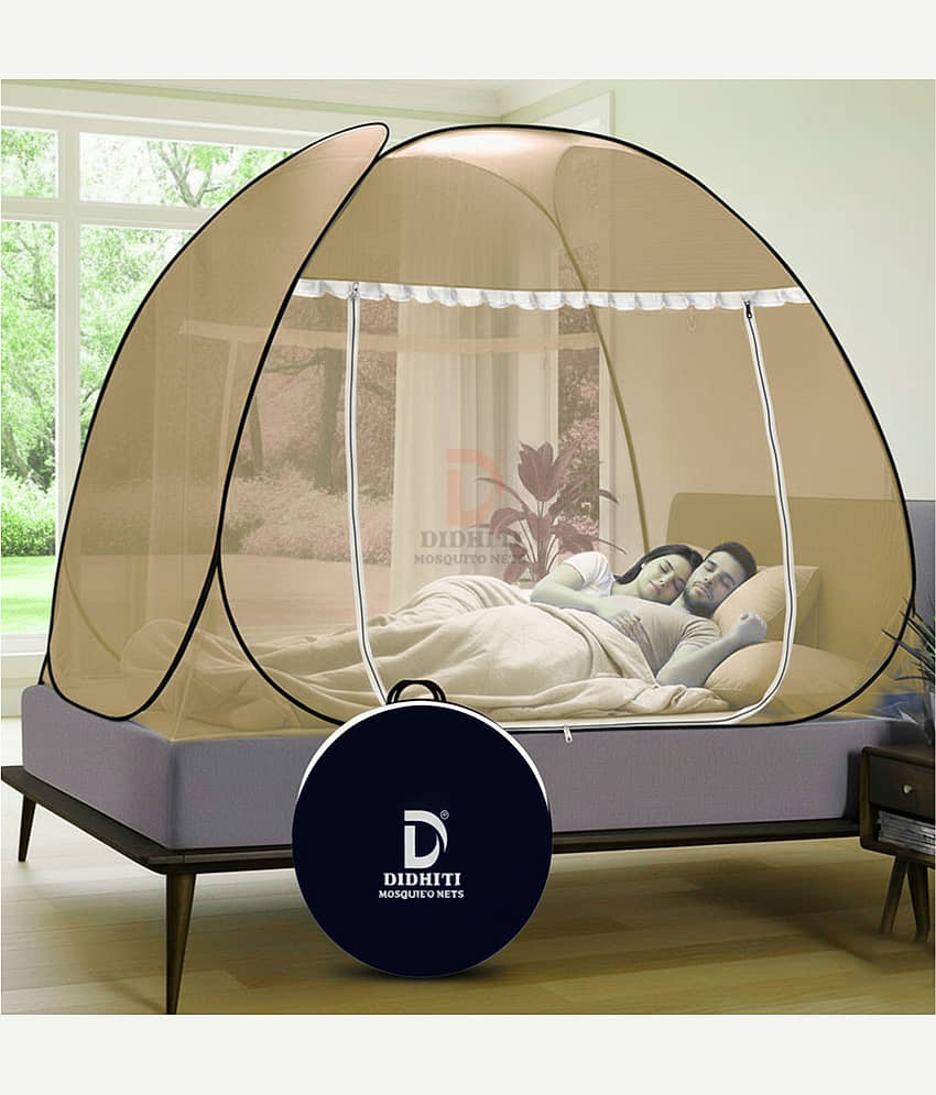 didhiti - Purple Polycotton Foldable Mosquito Net ( Pack of 1 )