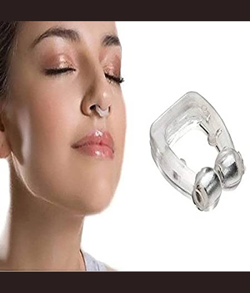 Sakshi Enterprises NOSECLIP StopSnoring Anti Snore Silicone Magnetic Nose Clip view 2