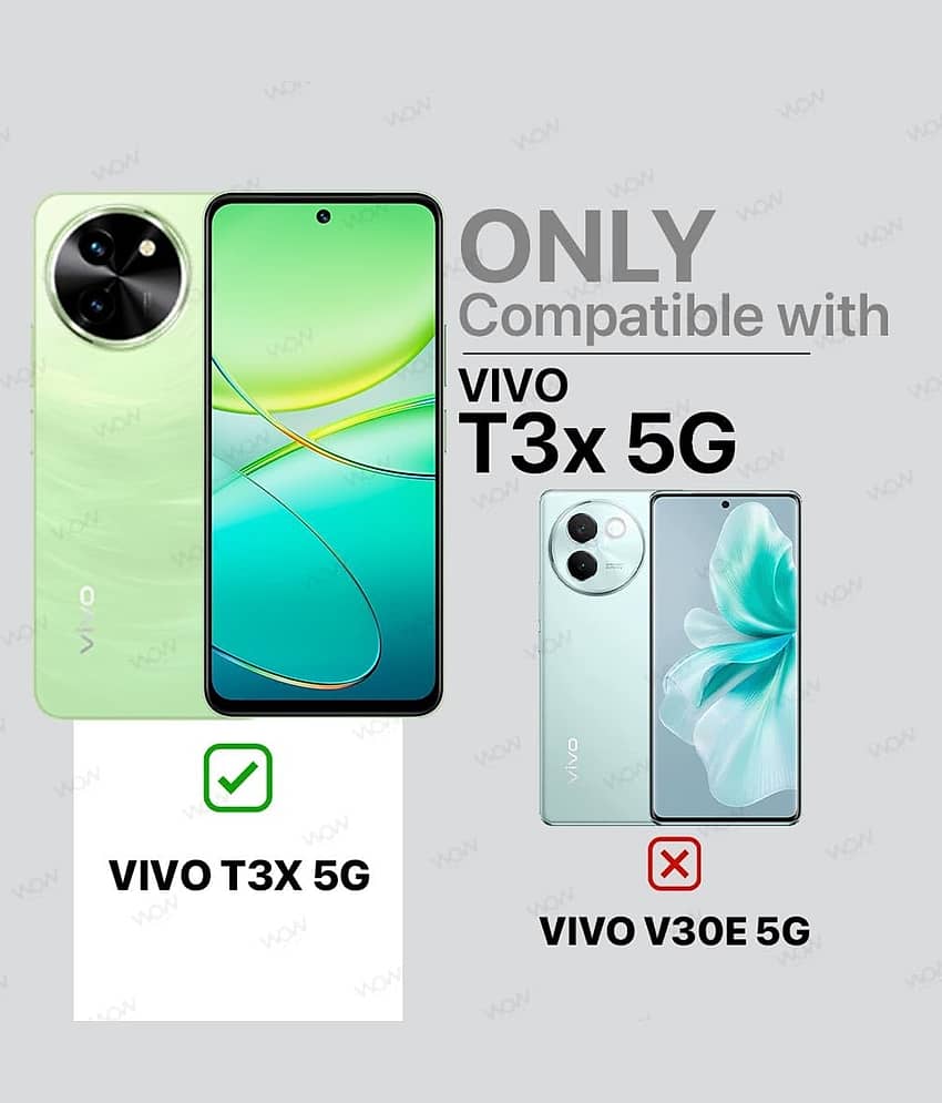 ZAMN Shock Proof Case Compatible For Polycarbonate Vivo T3x 5G ( ) view 2