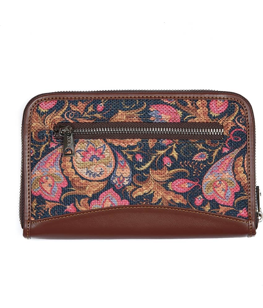 Zouk - Jute Pink Women's Zip Around Wallet ( Pack of 1 ) view 2