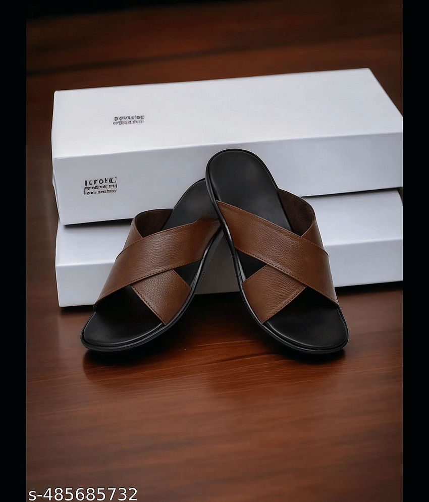 INFINITRENZ - Brown Men's Sandals view 2