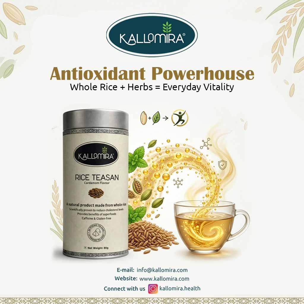 Kallomira Rice Teasan: Rice-based infusion Cinnamon flavour view 2