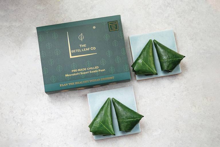Pre Made Chilled Meenakshi Supari Saada Paan (pack Of 4)