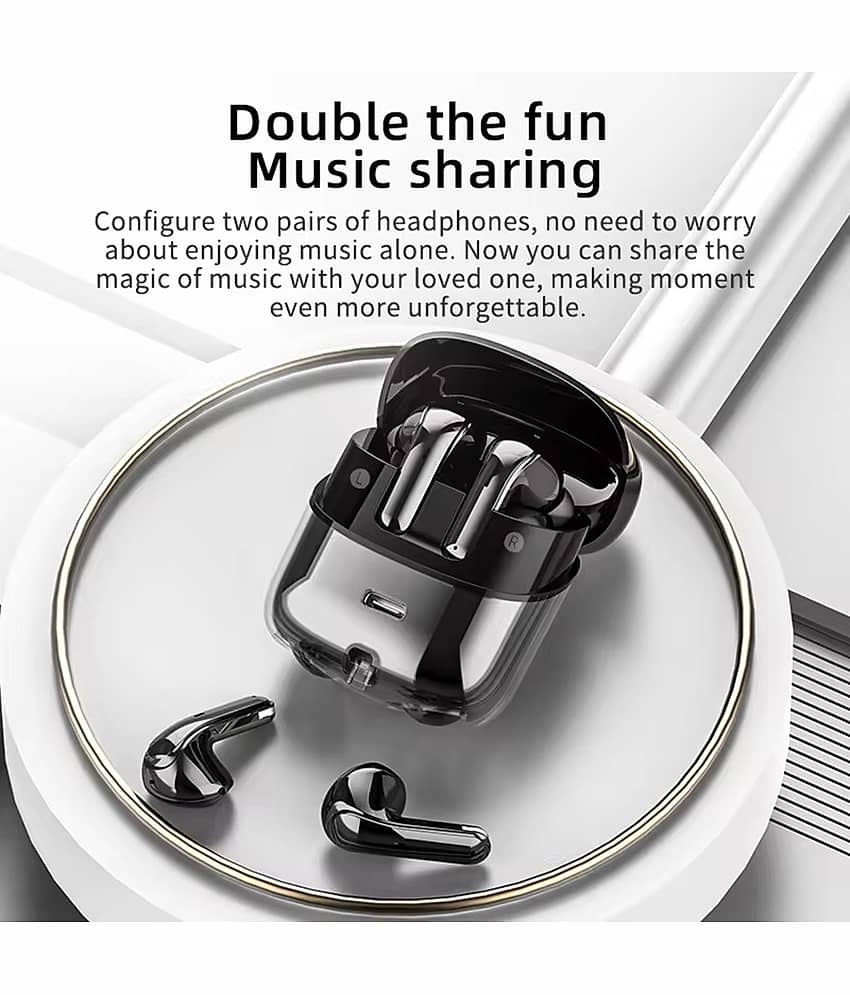 Life Like TWS Couple Two Pair Bluetooth Earbuds Wireless Earbuds Earphones With Mic view 2