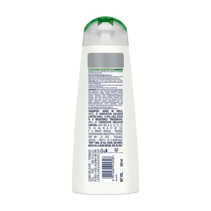 Dove Shampoo (340 Ml) view 2