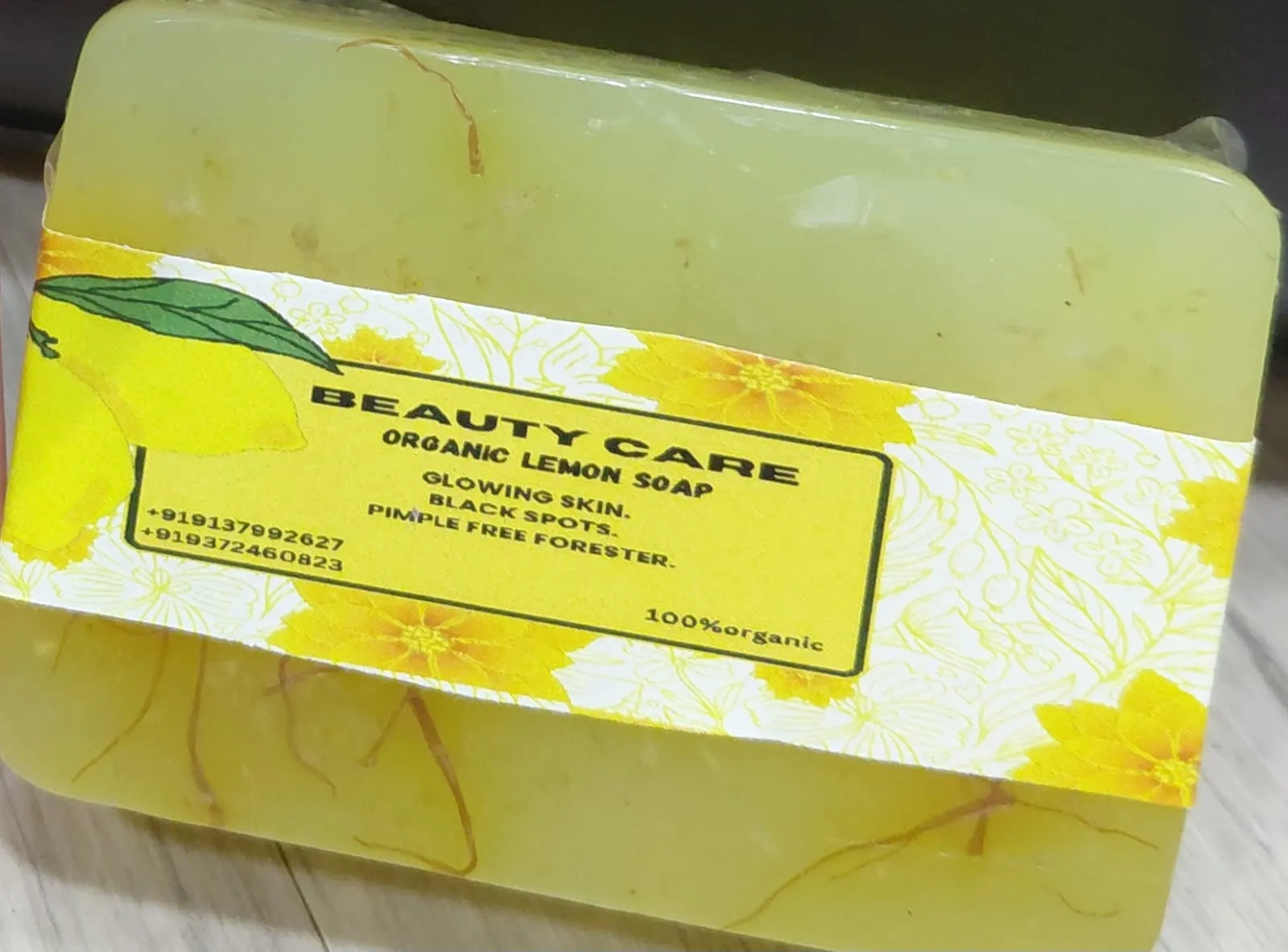 Lemon kesar soap