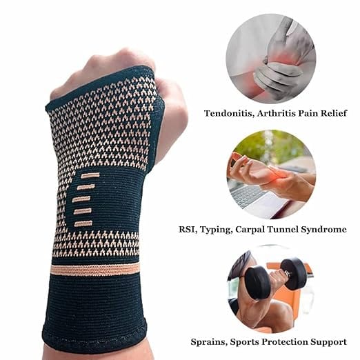 Premium Wrist Brace - Adjustable Support & Compression view 2