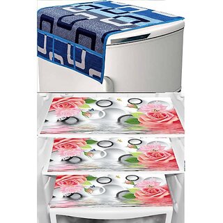 REVEXO Refrigerator Cover (Width: 20 cm, Multicolor) view 2