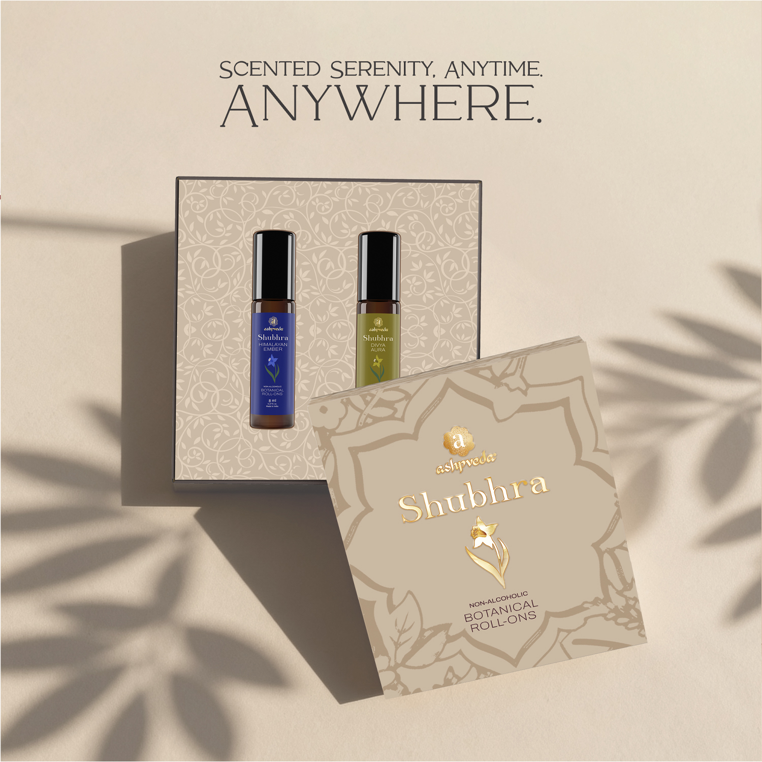 Ashpveda Mystic Duet Attar Gift Set Roll-On Perfume view 2