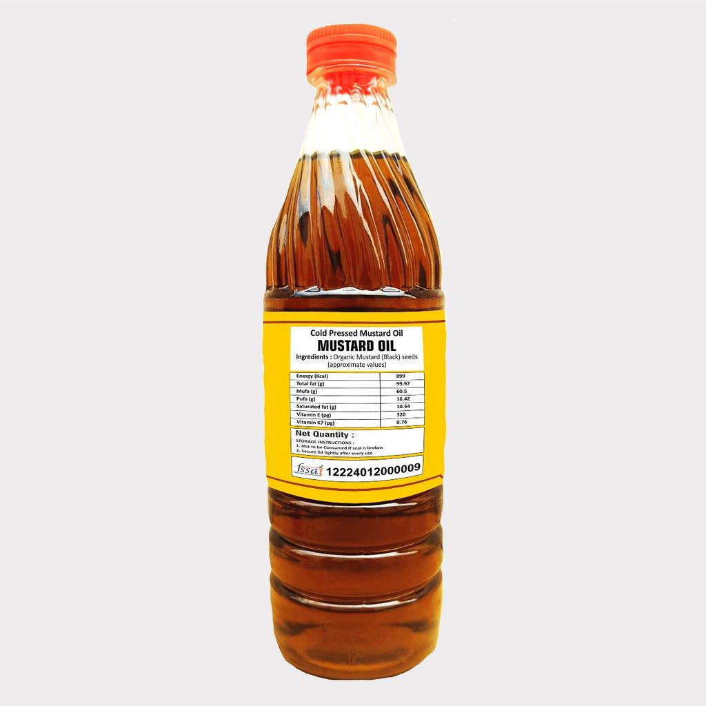 Mustard Oil 3 Ltr (Pack of 3) Ltr by Vishwakarma – Cold-Pressed, Fresh & Farmer-Made view 2