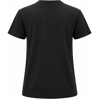 Men Solid Round Neck Pure Cotton Black T-Shir view 2