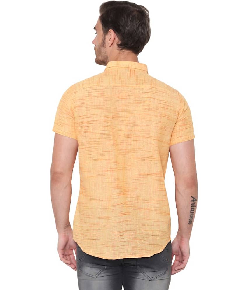 Latest Chikan - Blue Cotton Blend Regular Fit Men's Casual Shirt (Pack of 1) view 2