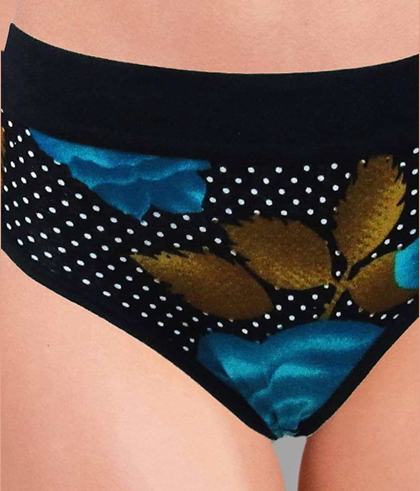 RC. ROYAL CLASS Pack of 3 Cotton Printed Women's Hipsters ( Multi Color ) view 2