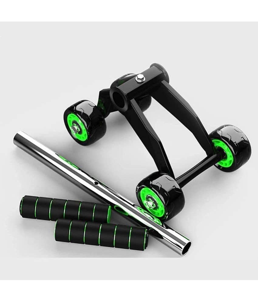 Ab Roller Set with Knee Mat for Gym Workout & Fitness Exercise (Pack of 1) view 2
