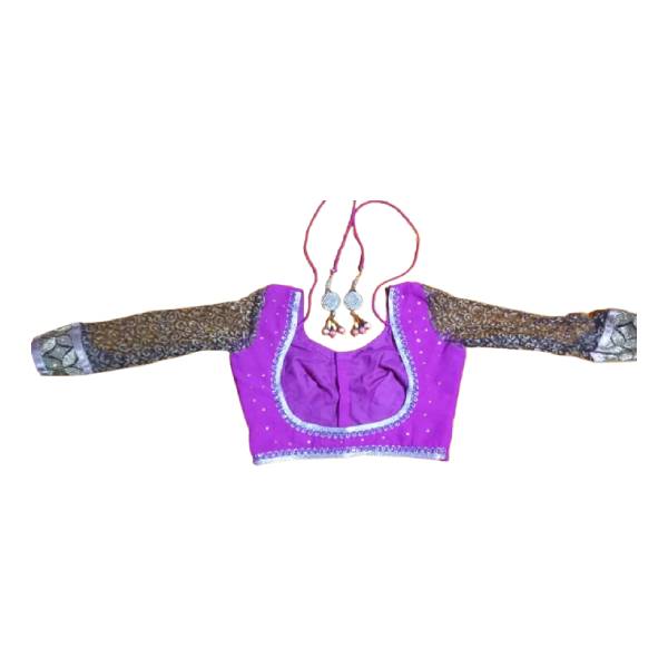 Net Sleeves Blouse (Size -28) view 2