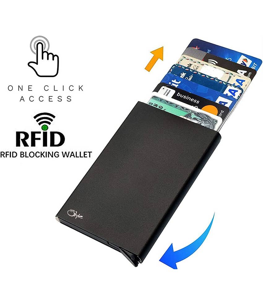 Styel 98 Combo of 2|High Quality Stylish Wallet for Men & Women 6 Card Holder view 2