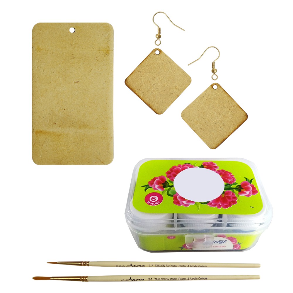 Pen Mandala on MDF Jewelry DIY Kit by Penkraft view 2