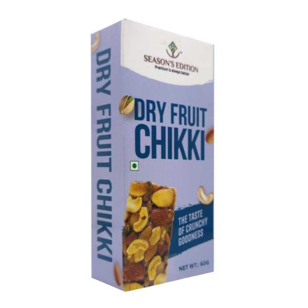 Season's Edition Dryfruit Chikki 720 Gms (60 Gms by Box Of 12) view 2