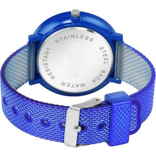 HRV Men's Round Dial Blue Strap Analog Watch view 2