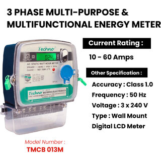 Three Phase Multifunctional Energy Meter (10-60 A) view 2
